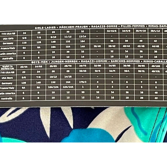 TYR CATALINA Reversible Halter Bra w/Pads Bikini Swim Top Sz Medium Blue - $48 - Picture 6 of 6